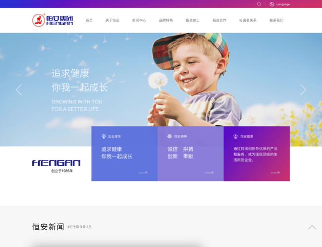 恒安集团–生活用纸领军企业