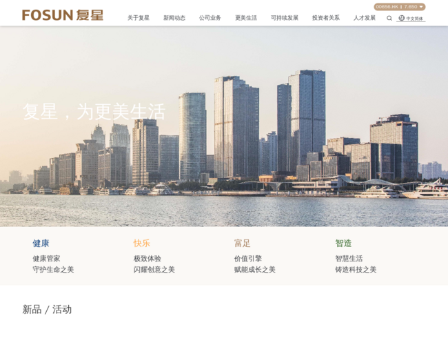 复星集团–全球产业投资