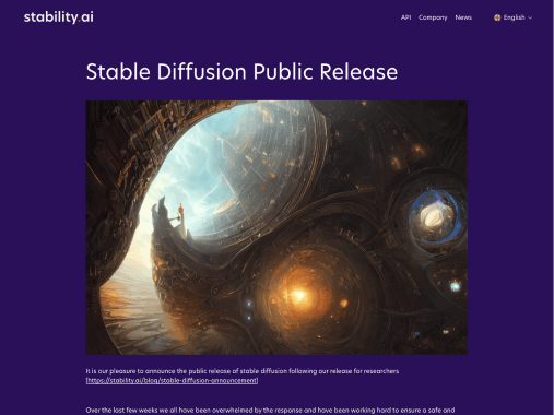 Stable Diffusion–文本图像生成