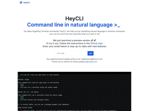 HeyCLI–自然语言转命令
