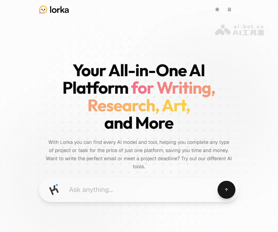 Lorka AI–多模型AI聚合对话