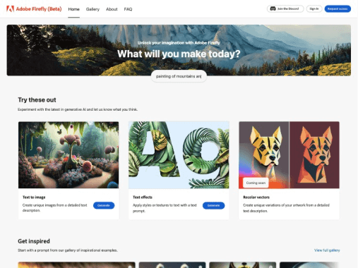 Adobe Firefly–AI图片生成工具