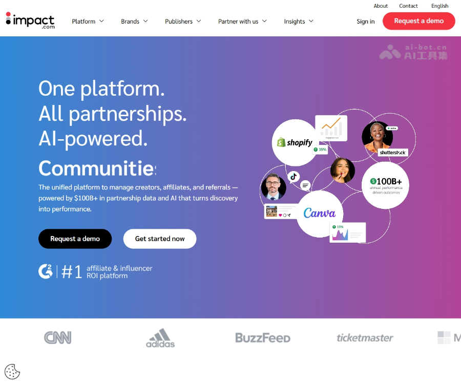 impact.com–AI合作伙伴管理平台