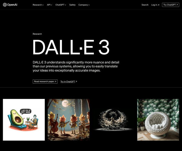 DALL·E 3 | OpenAI图像生成模型