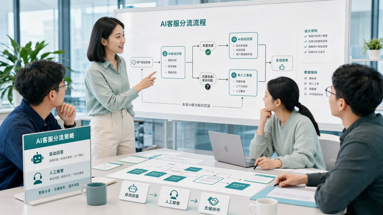 AI客服升级前先看什么:哪些问题适合自动回答,哪些必须转人工