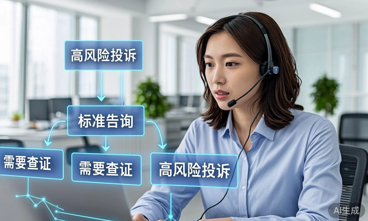 客服团队使用生成式AI回复客户前,怎样建立可升级的问题分流机制