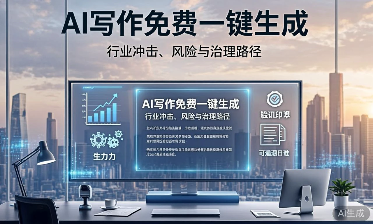 ai写作免费一键生成:行业冲击、风险与治理路径