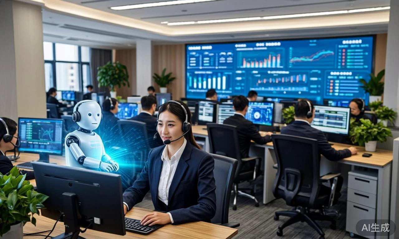 ai智能机器人客服加速落地:企业推动主体、应用场景与系统性能评估