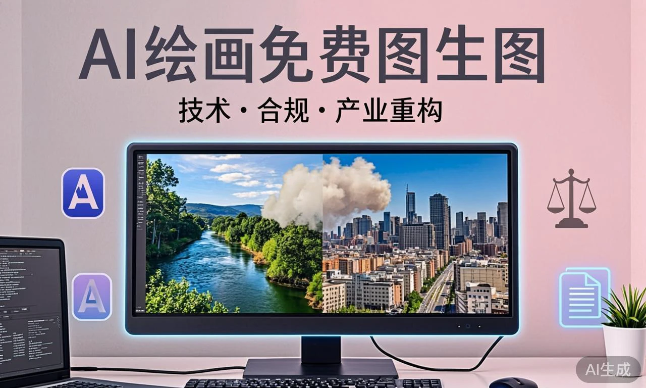 ai绘画免费图生图：免费化浪潮下的技术、合规与产业重构