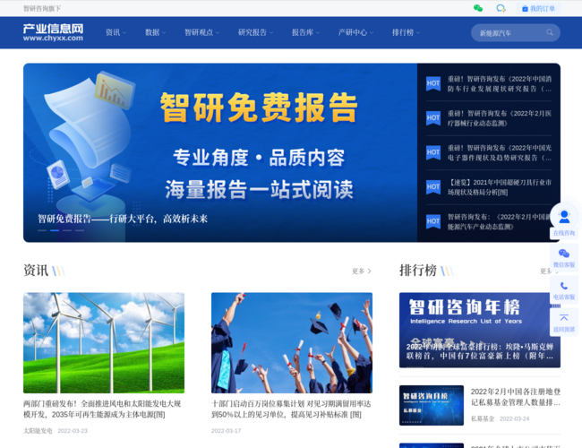 产业信息网–行业研究咨询