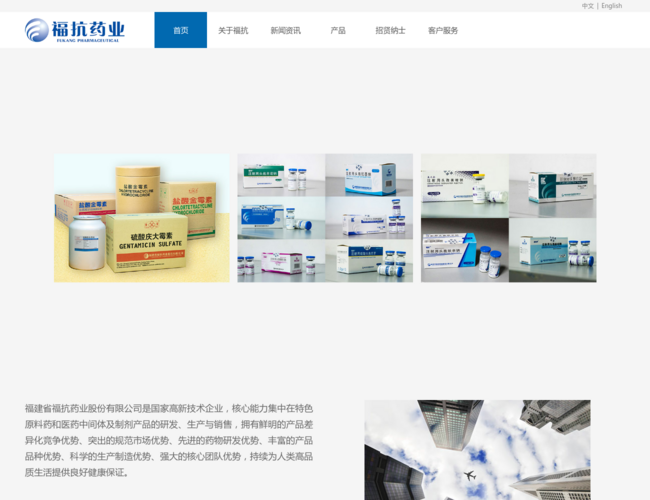 福抗药业–药品药学信息