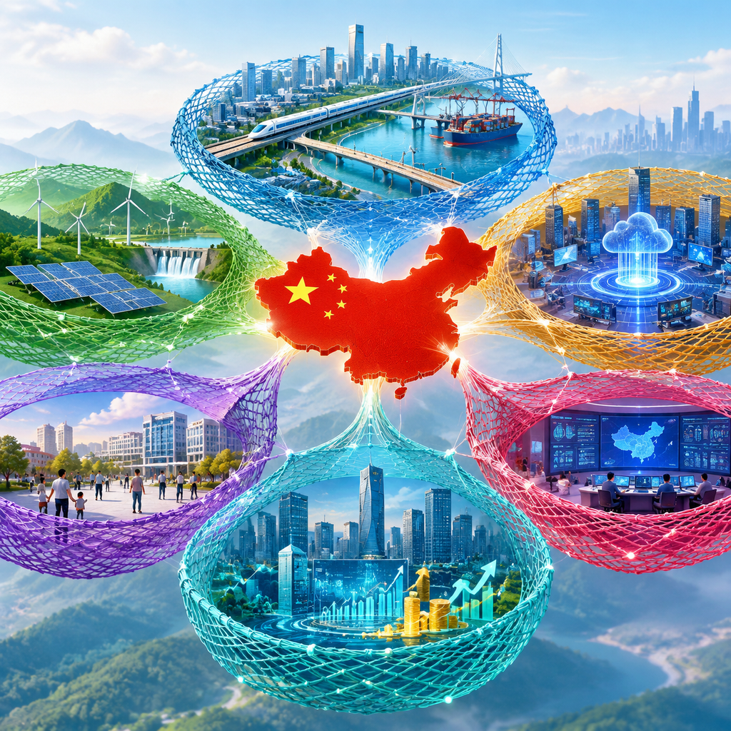 中国正编织六张超级大网：从基础设施到数字治理的观察