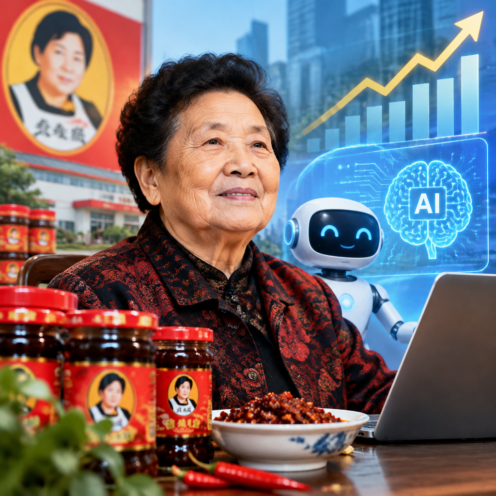 79岁老干妈陶华碧用AI一年赚54亿?热搜背后的真相与思考 a46c6-1791908792-oap-79e5b281e88081e5b9b2e5a688e999b6e58d8ee7a2a7e794a8aie4b880e5b9b4e8b59a54e4babf-1791908792.png