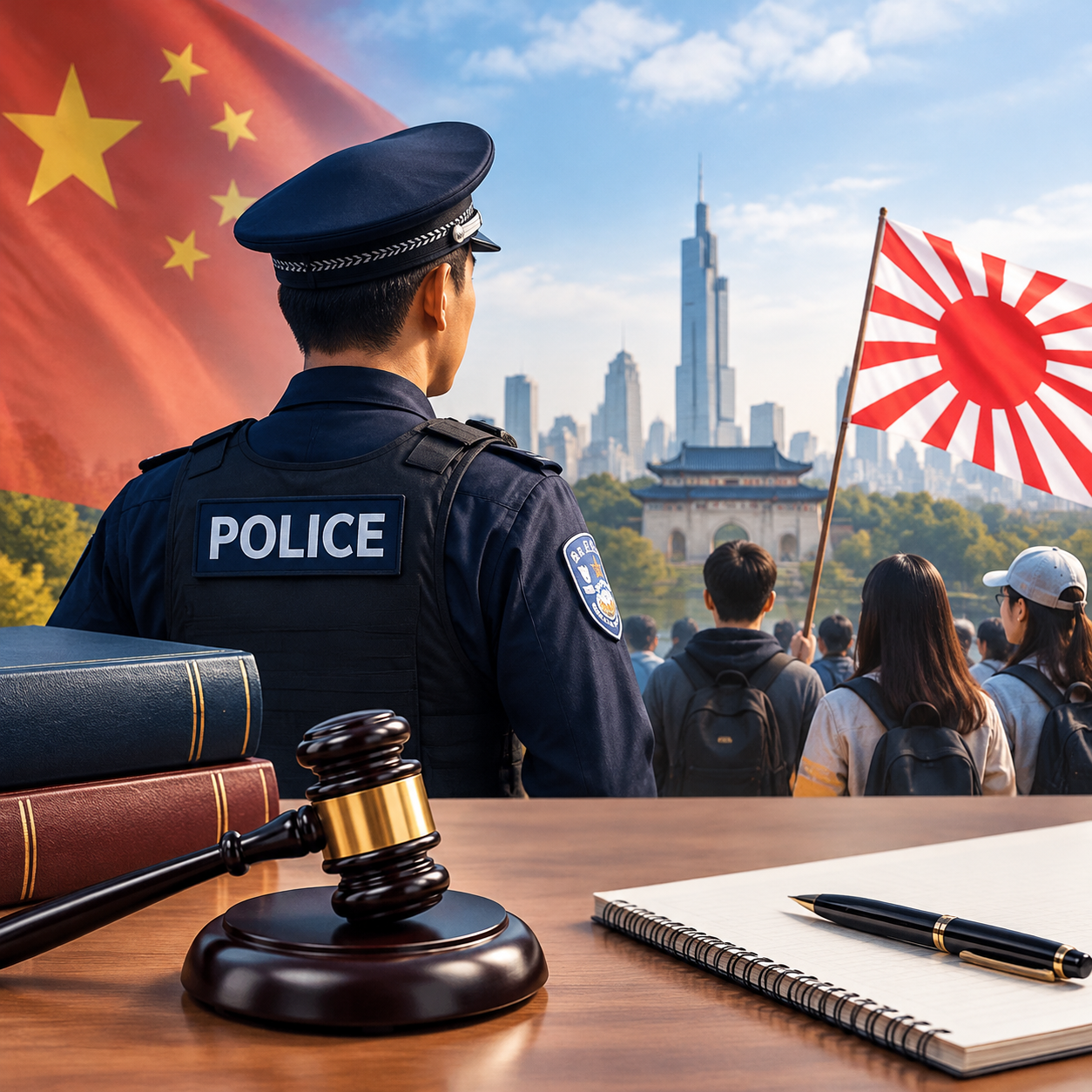 南京警方回应留学生旭日旗事件:公众关切与法律边界解读 dcb69-1792599895-oap-e58d97e4baace8ada6e696b9e59b9ee5ba94e79599e5ada6e7949fe697ade697a5e69797e4ba8be4bbb6-1792599895.png