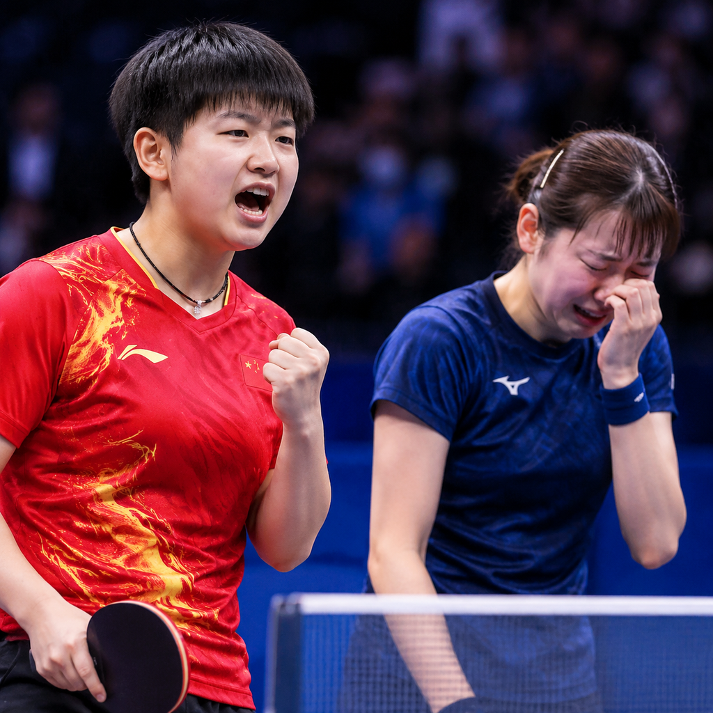 孙颖莎把早田希娜打哭了：一场比赛背后的竞技真相与舆论解读