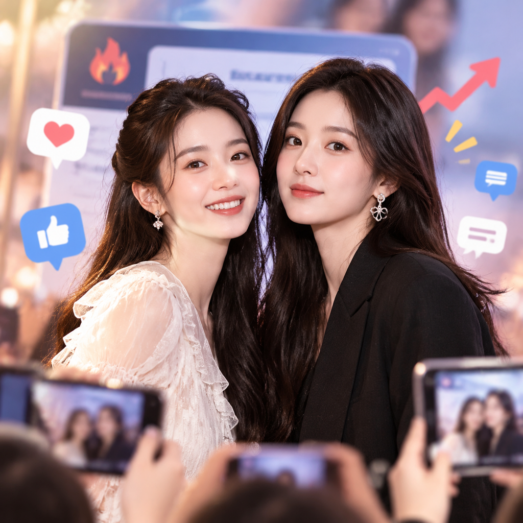 王子璇与文吉儿同框引热议：一次热搜背后的关注逻辑